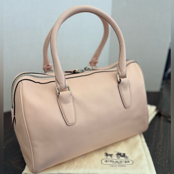 Coach Legacy Haley Blush Leather Satchel - Picture 3 of 7